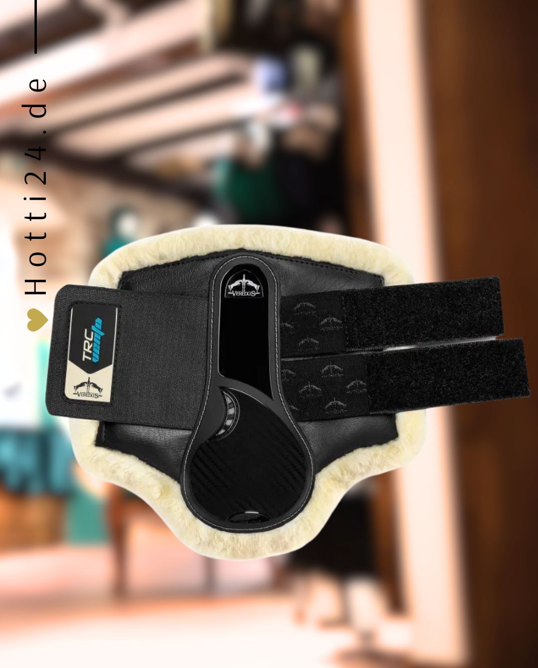 Veredus »Gamaschen TRC Vento Save The Sheep vorne Black