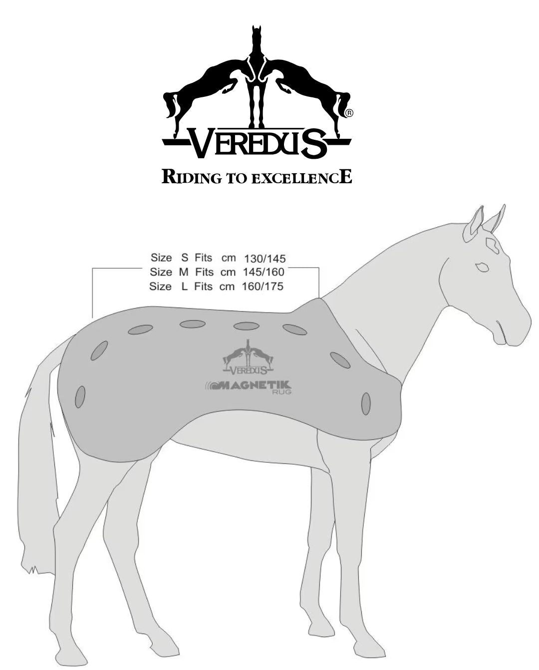 Veredus »Magnetfelddecke Magnetik Black