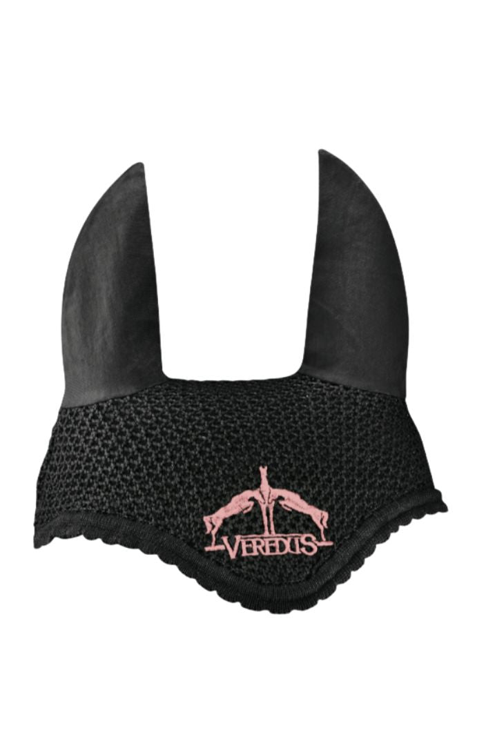 veredus-pferde-fliegenhaube-fly-fringe-black-light-pink