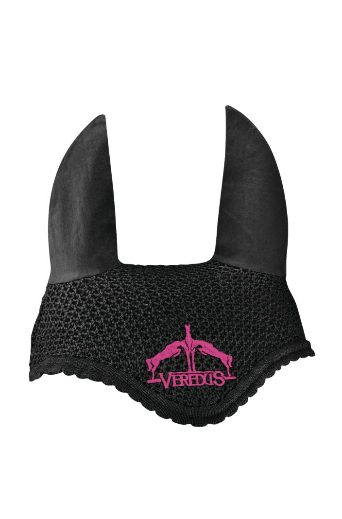 veredus-pferde-fliegenhaube-fly-fringe-black-pink