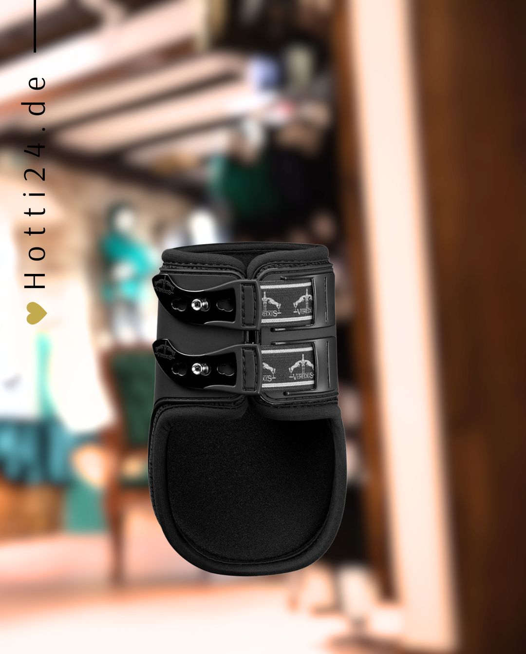 Veredus »Streichkappen Carbon Gel Vento hinten Black by Marcus Ehning