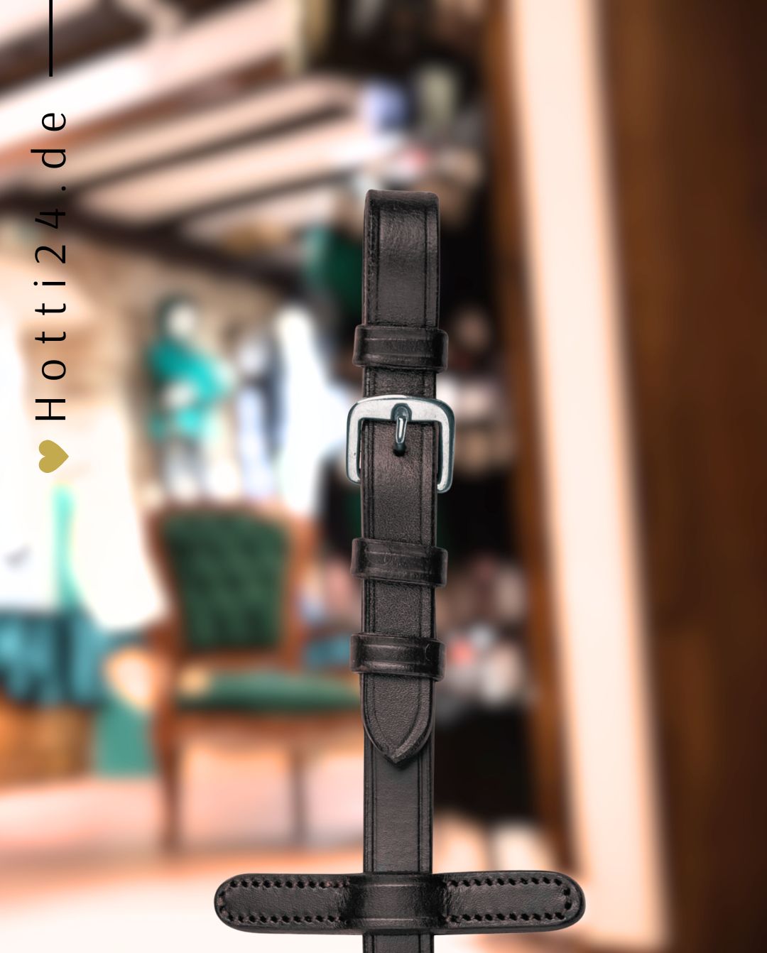 Waldhausen »Zügel Gummizügel mit Stoppern Black