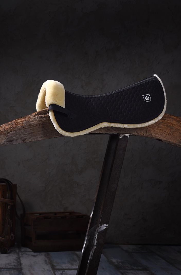 Werner Christ Saddle Pad Edge Ultra Black / Natural
