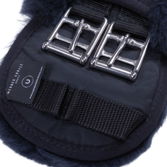 Werner Christ Contour Girth Lambskin Black/Anthracite