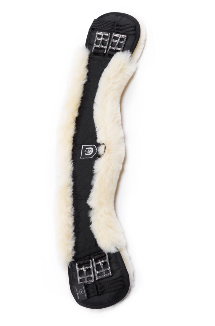 Werner Christ Moon Girth Sheepskin Black/Natural
