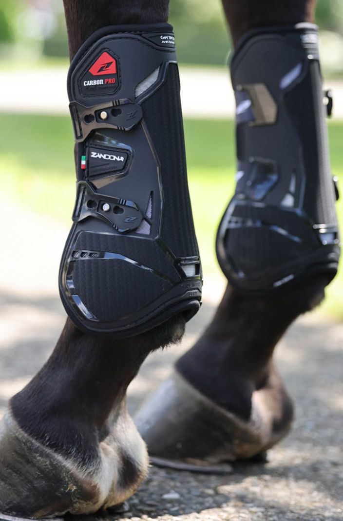 Zandona »Carbon Pro Tendon Boots Front Black