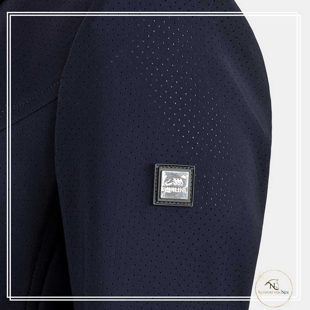 damen turnierjacke blau detail cybilic equiline