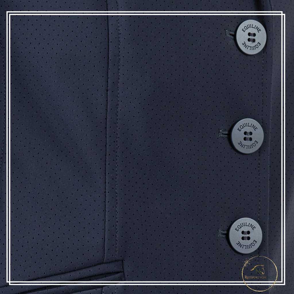 damen turnierjacke blau detail cybilic equiline