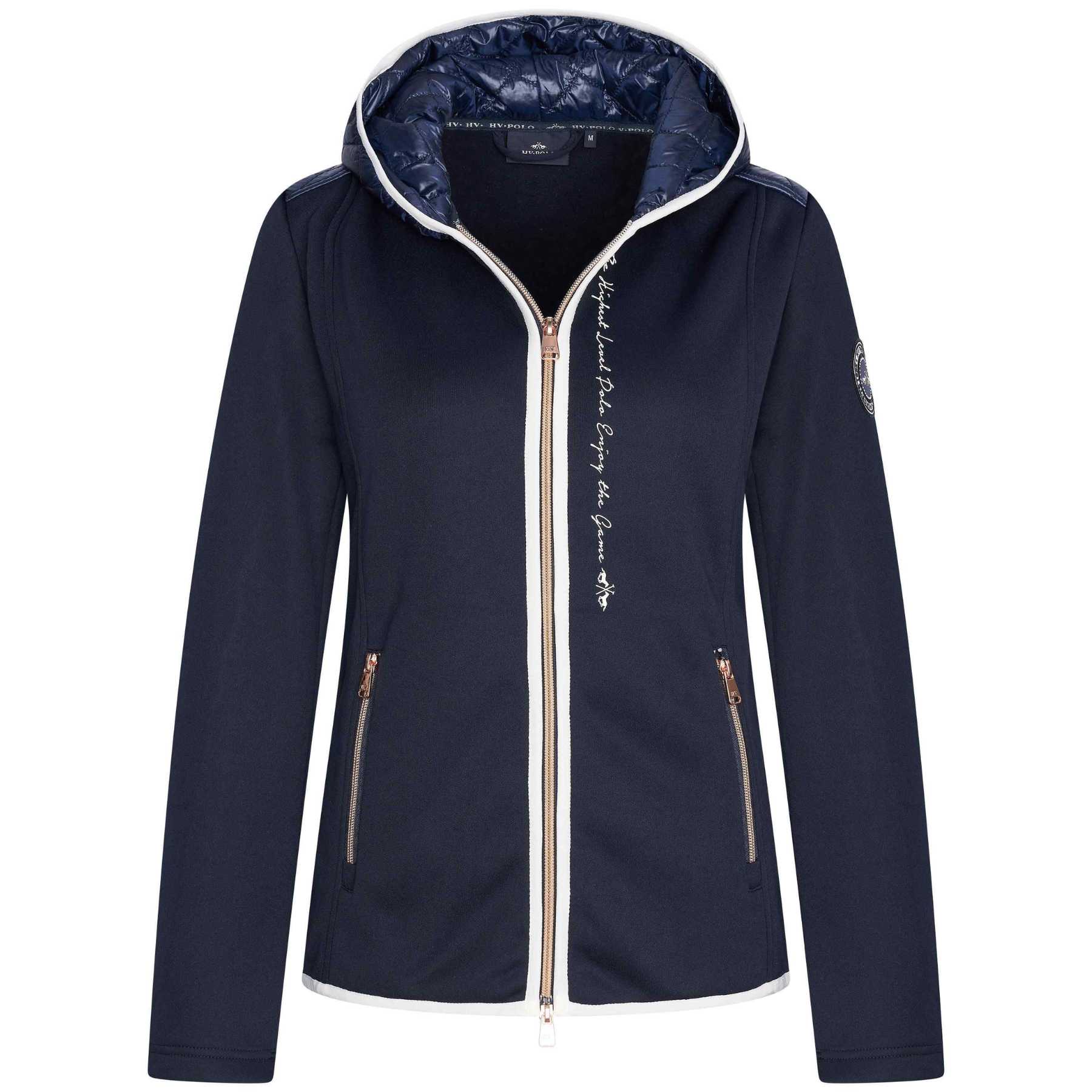 jacke blau kapuze von vorne
