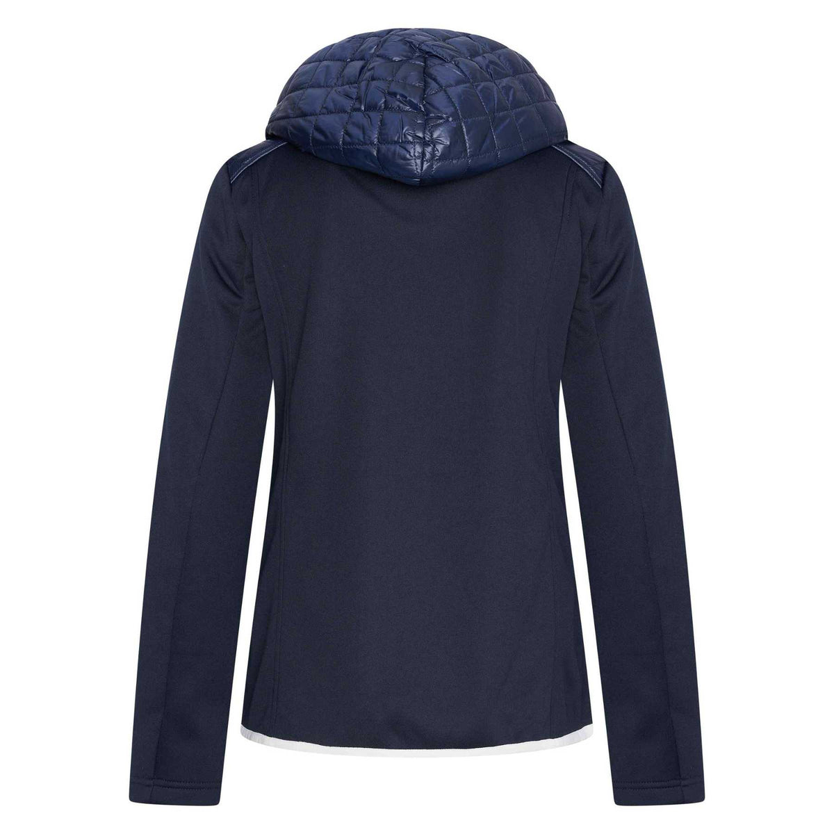 jacke blau kapuze von hinten