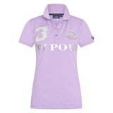 damen poloshirt lila vorne favouritas hv polo