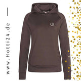 damen hoodie braun vorne sporty sparks imperial riding