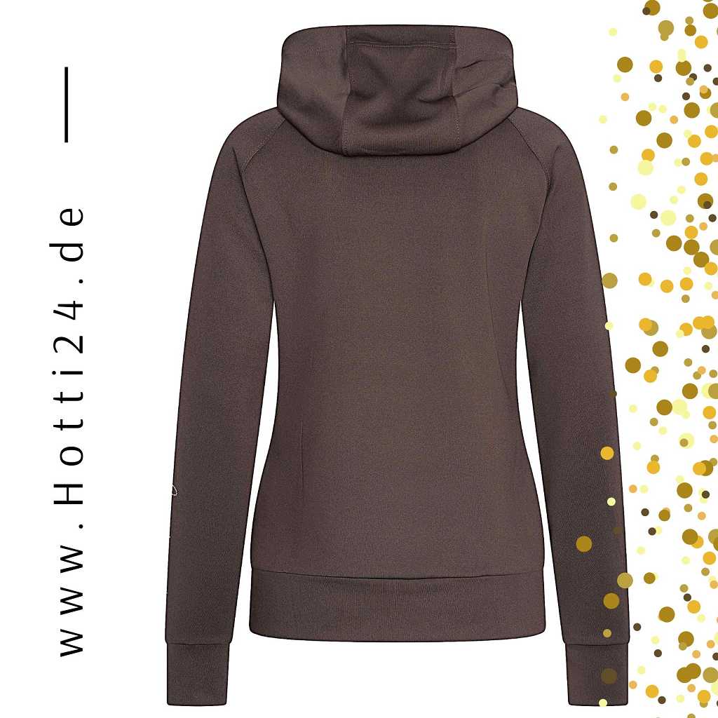 damen hoodie braun hinten sporty sparks imperial riding