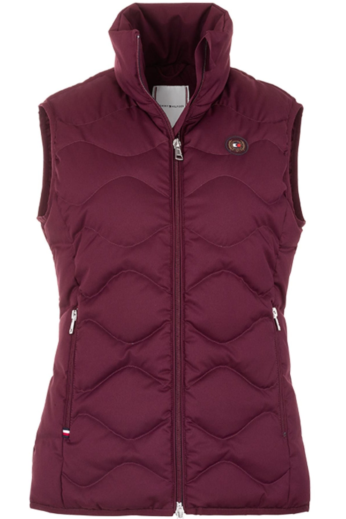 Tommy Hilfiger Equestrian Vest Deep Burgundy