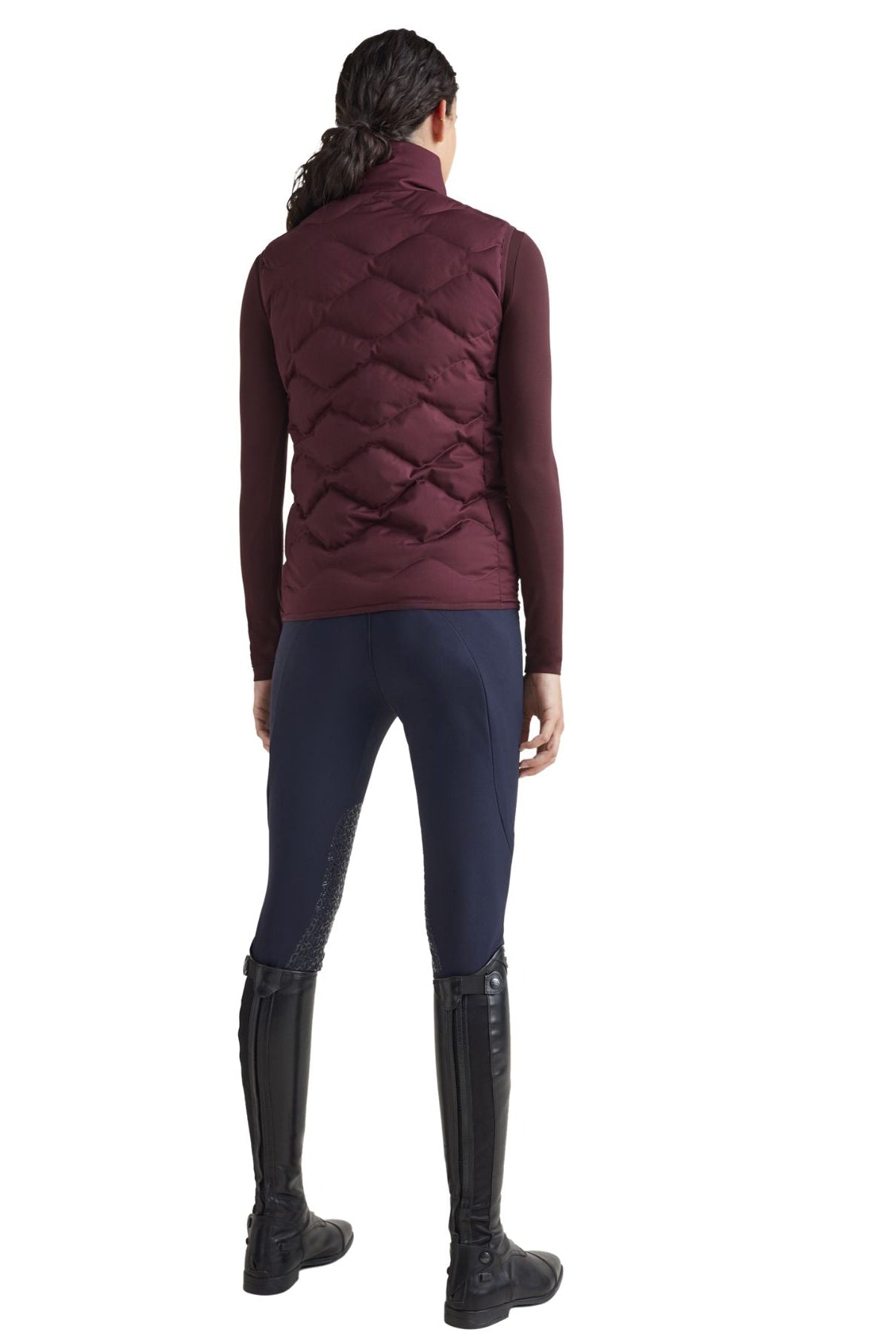 Tommy Hilfiger Equestrian Vest Deep Burgundy