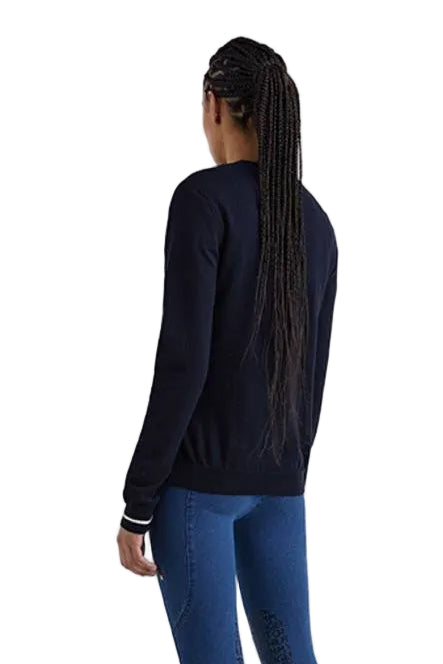 tommy hilfiger damen pullover blau hinten