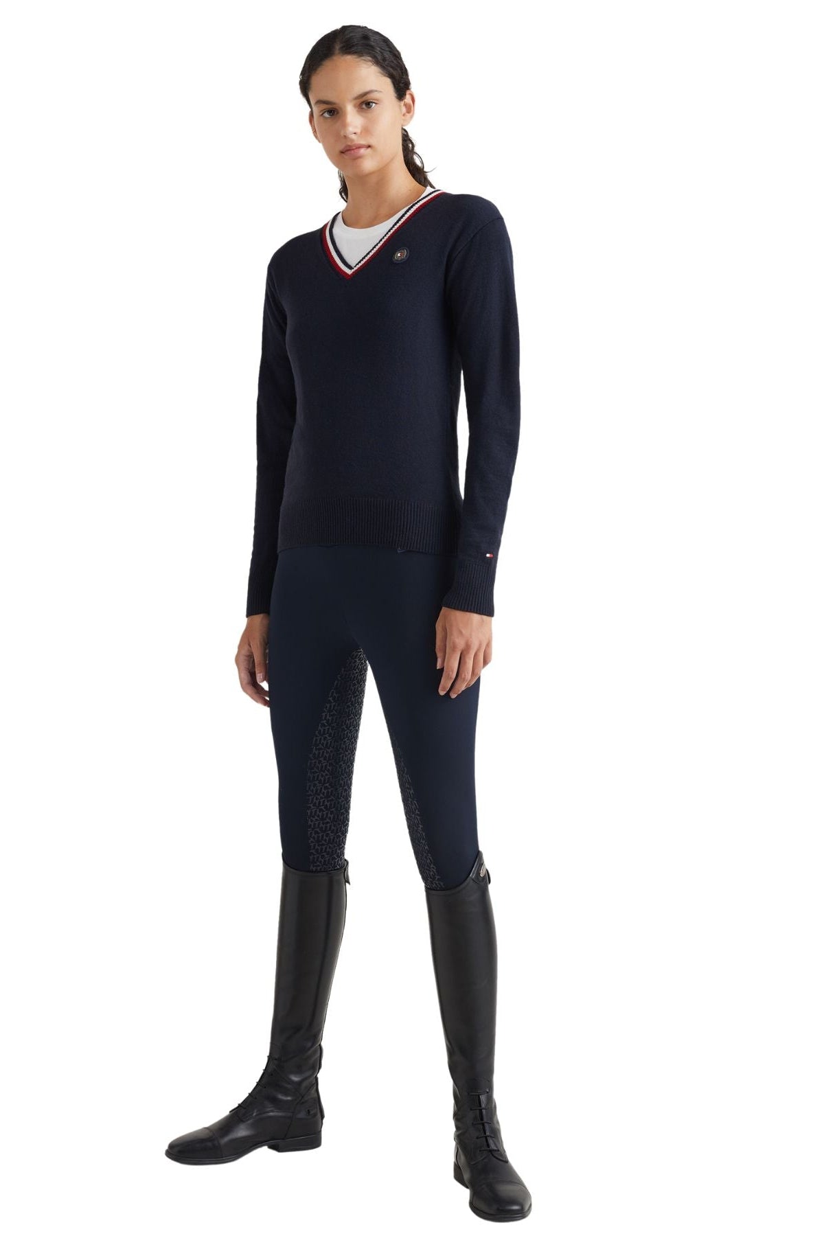 Tommy Hilfiger Equestrian Pullover Desert Sky
